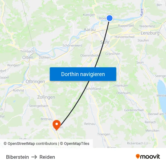 Biberstein to Reiden map