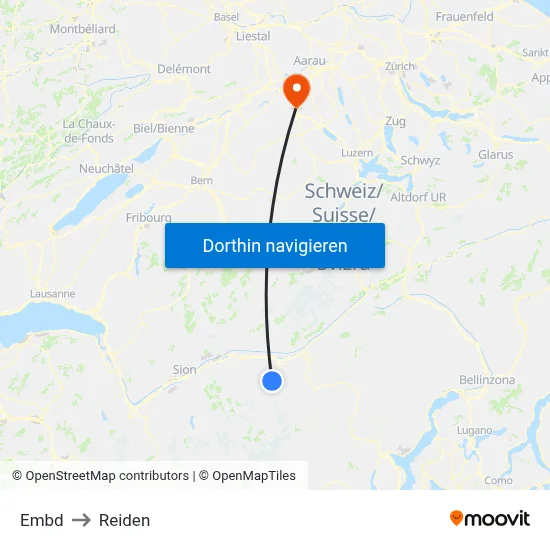 Embd to Reiden map