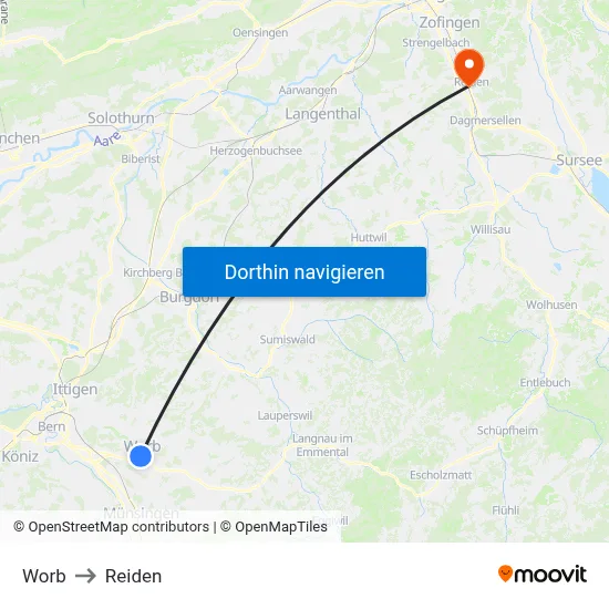 Worb to Reiden map