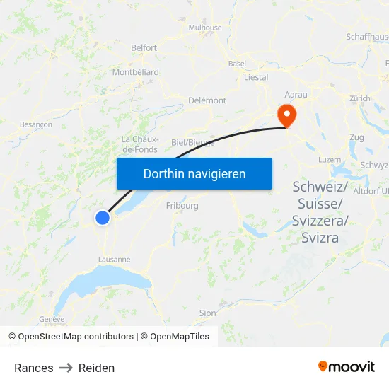 Rances to Reiden map