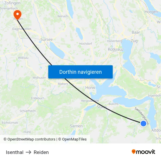 Isenthal to Reiden map