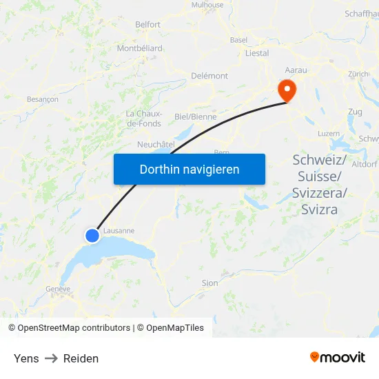 Yens to Reiden map