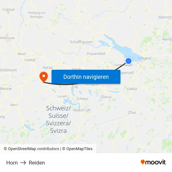Horn to Reiden map