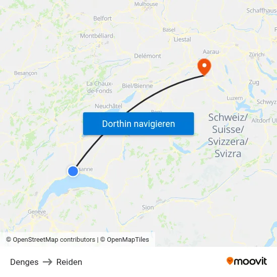 Denges to Reiden map