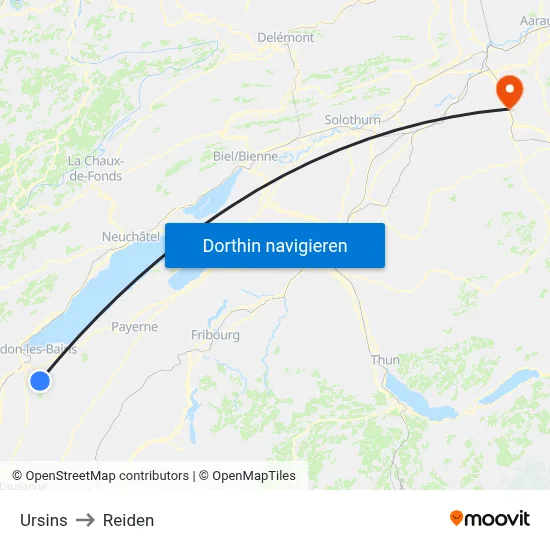 Ursins to Reiden map