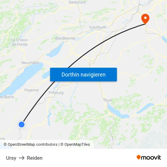 Ursy to Reiden map