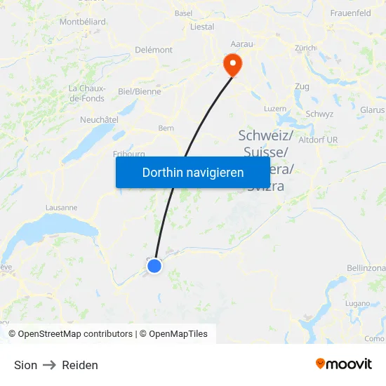 Sion to Reiden map