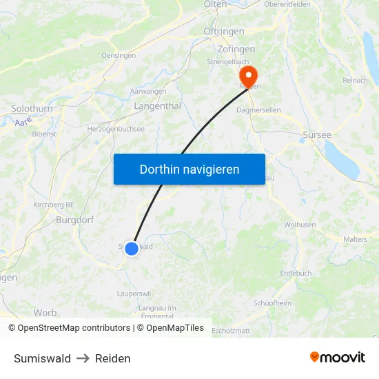 Sumiswald to Reiden map