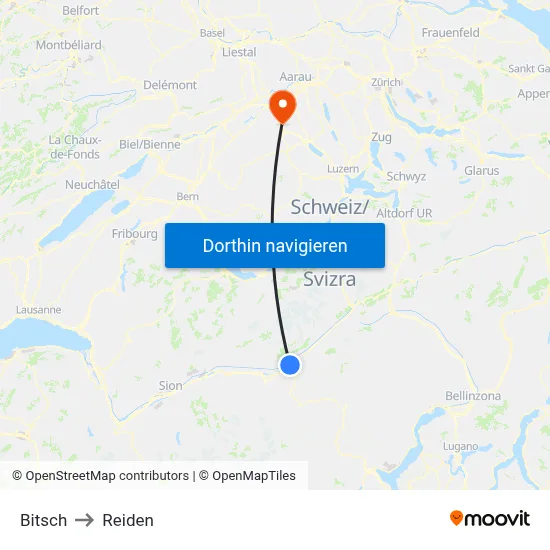 Bitsch to Reiden map