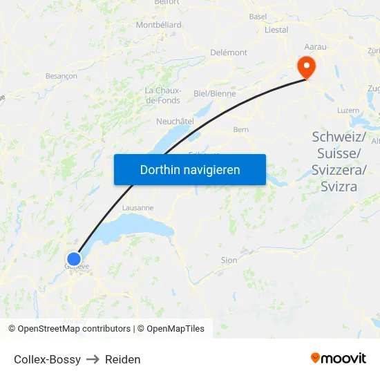 Collex-Bossy to Reiden map