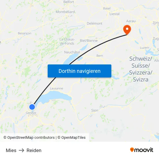 Mies to Reiden map