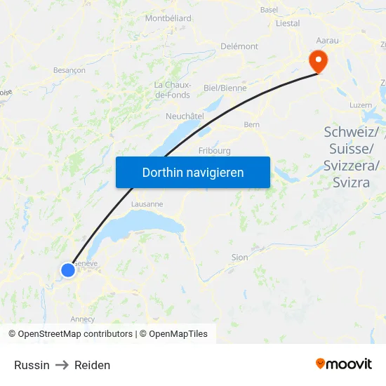 Russin to Reiden map