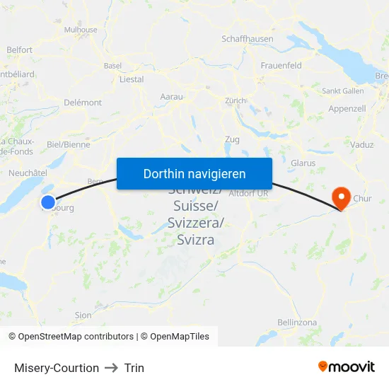Misery-Courtion to Trin map