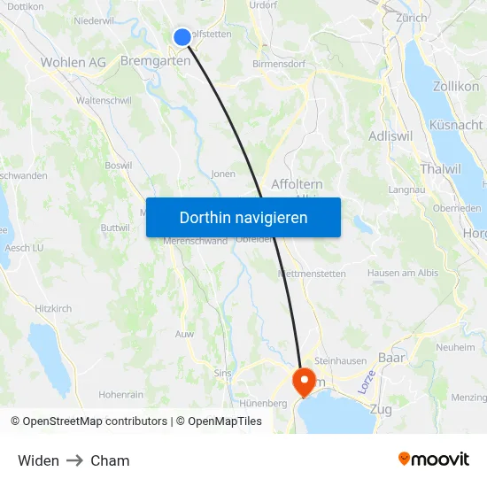 Widen to Cham map