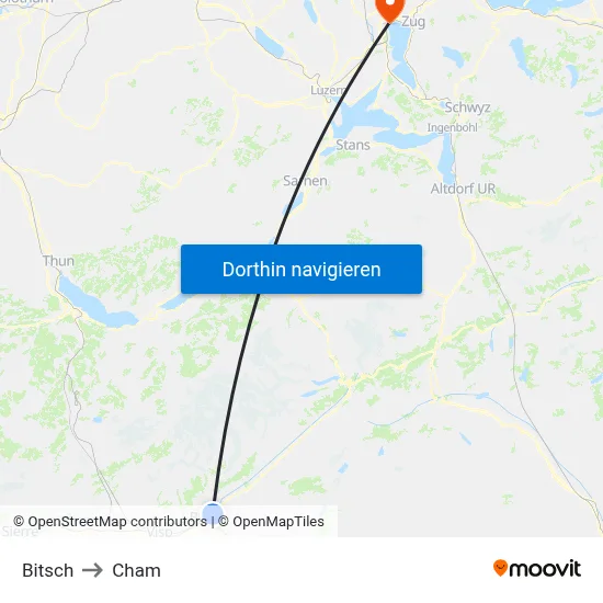 Bitsch to Cham map