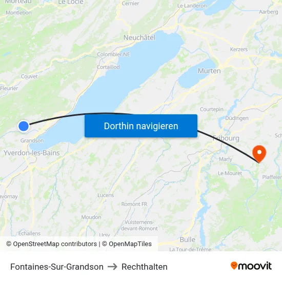Fontaines-Sur-Grandson to Rechthalten map