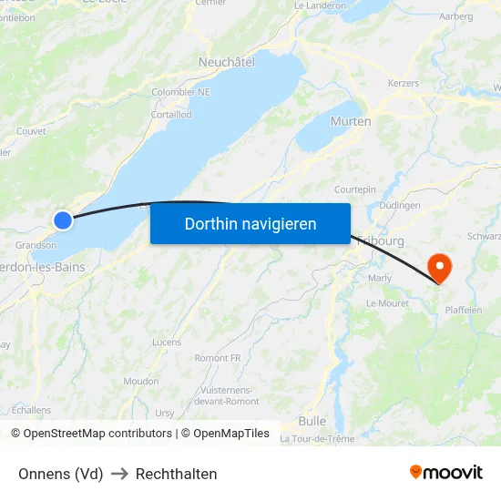 Onnens (Vd) to Rechthalten map