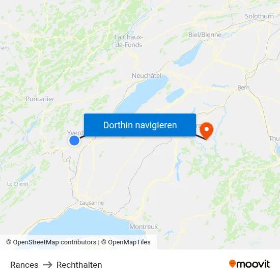 Rances to Rechthalten map