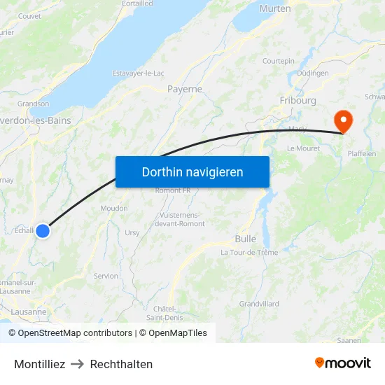 Montilliez to Rechthalten map