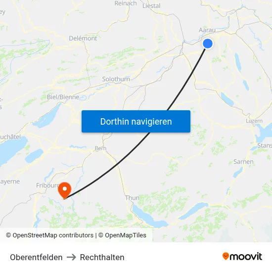 Oberentfelden to Rechthalten map