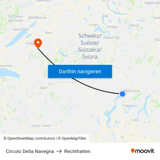 Circolo Della Navegna to Rechthalten map