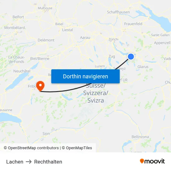 Lachen to Rechthalten map