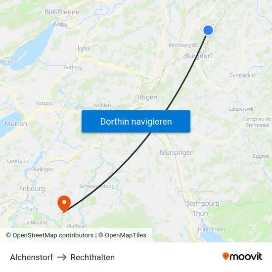 Alchenstorf to Rechthalten map