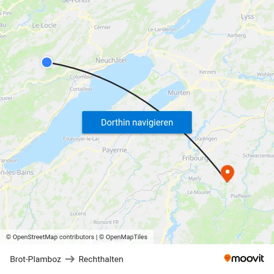 Brot-Plamboz to Rechthalten map