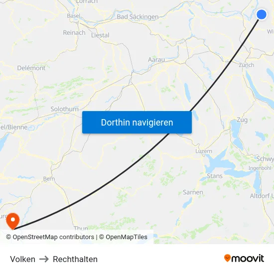 Volken to Rechthalten map