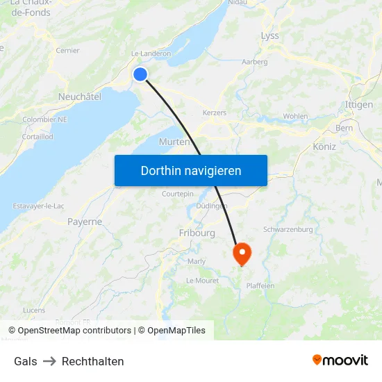 Gals to Rechthalten map