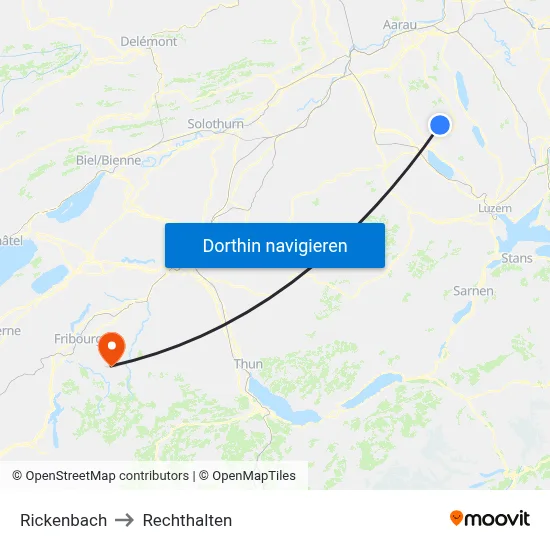 Rickenbach to Rechthalten map