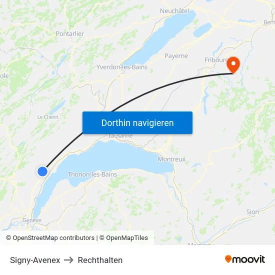 Signy-Avenex to Rechthalten map