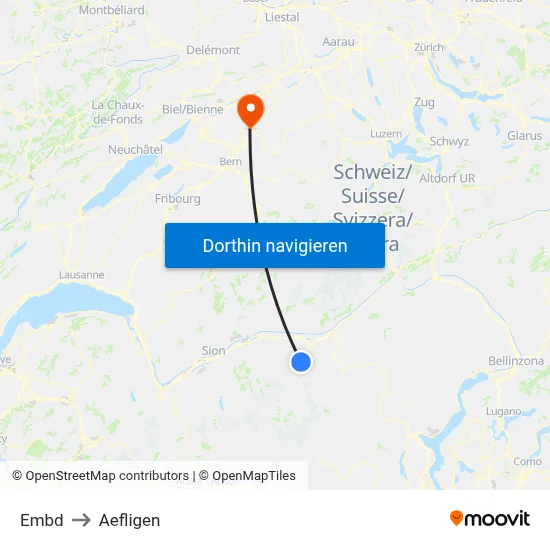 Embd to Aefligen map