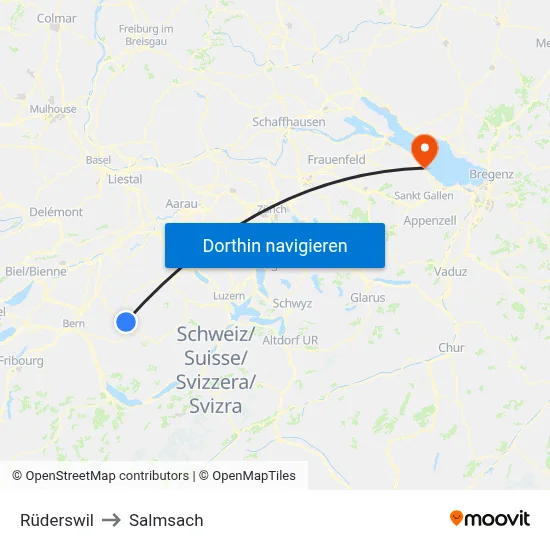 Rüderswil to Salmsach map