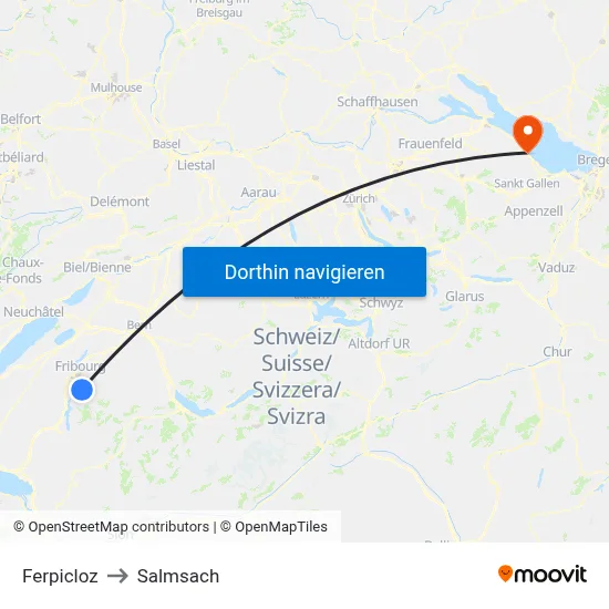 Ferpicloz to Salmsach map