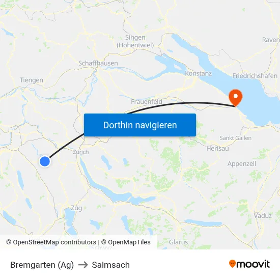 Bremgarten (Ag) to Salmsach map