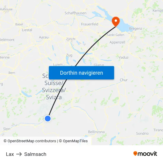 Lax to Salmsach map