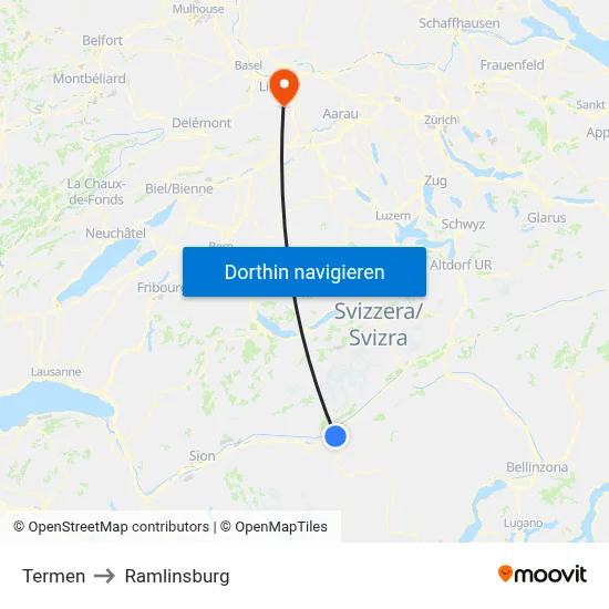 Termen to Ramlinsburg map