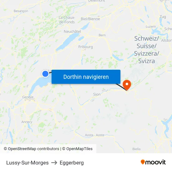 Lussy-Sur-Morges to Eggerberg map