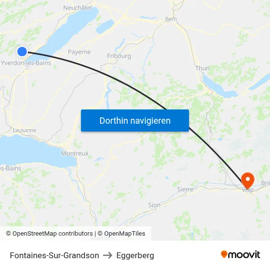 Fontaines-Sur-Grandson to Eggerberg map