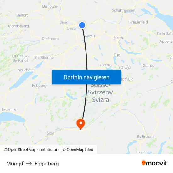 Mumpf to Eggerberg map