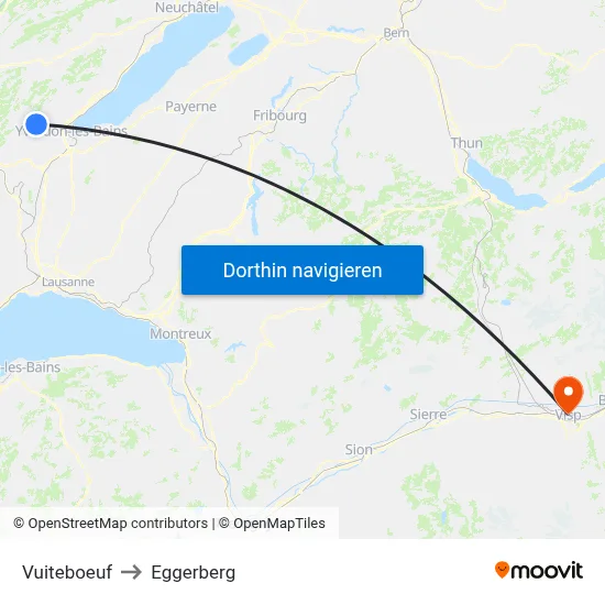 Vuiteboeuf to Eggerberg map