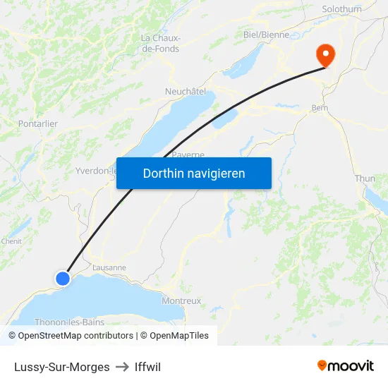 Lussy-Sur-Morges to Iffwil map