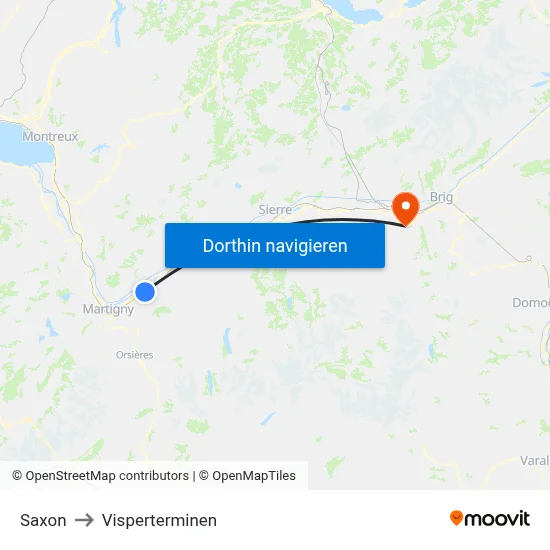 Saxon to Visperterminen map