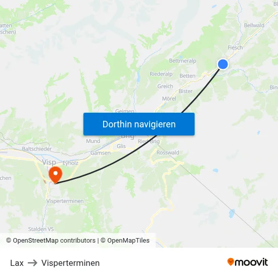 Lax to Visperterminen map