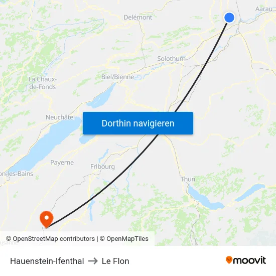 Hauenstein-Ifenthal to Le Flon map