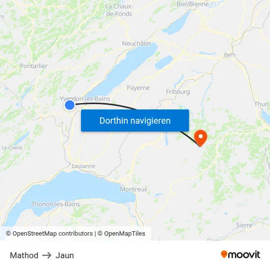 Mathod to Jaun map