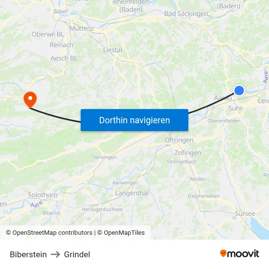 Biberstein to Grindel map