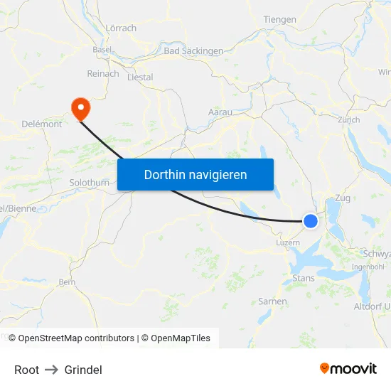 Root to Grindel map
