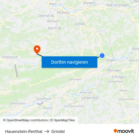 Hauenstein-Ifenthal to Grindel map